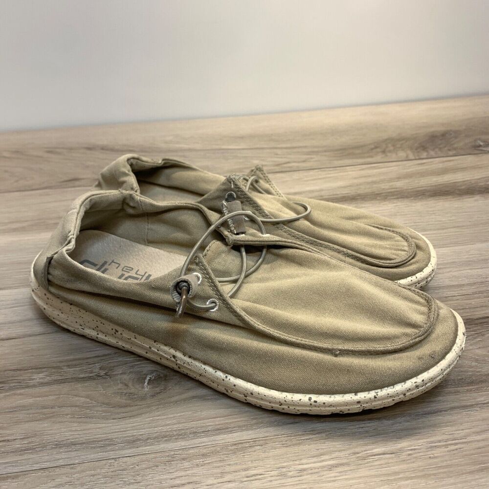 Hey Dude Wendy Womens Casual Shoes Size 9 Grey Slip On Lightweight